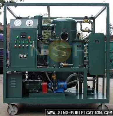 Double-Stage Vacuum Insulation Oil Purifier VFD-Series 4000LPH Transformer Dielectric Fluid Treatment