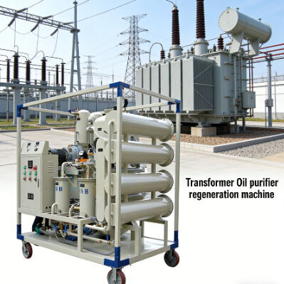 Transformer Oil Dehydration And Degassing Machine Oil Purifier Double-stage Vacuum Oil Purification Machine