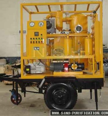 Three-Phase 380V Turbine Dehydration Insulation Oil Purifier Transformer Fluid Treatment Machine