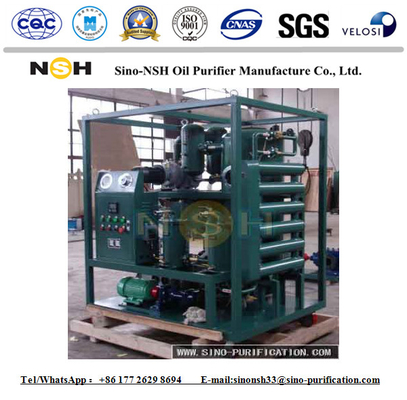Vacuum Transformer Oil Filtration Machine 300L / Min Double Stage
