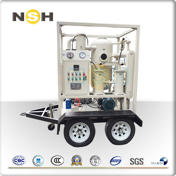 Compact Mobile Insulation Oil Purifier Dielectric Strength Enhancement Purification System
