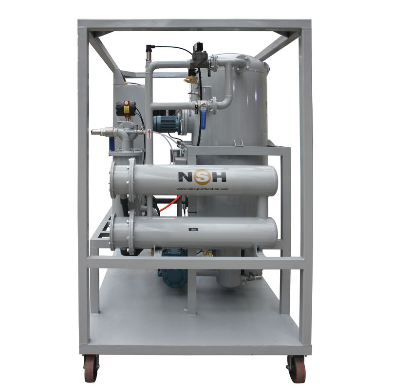 HMI Touch Screen Vacuum Transformer Oil Purifier PLC System 3000 Liter Per Hour