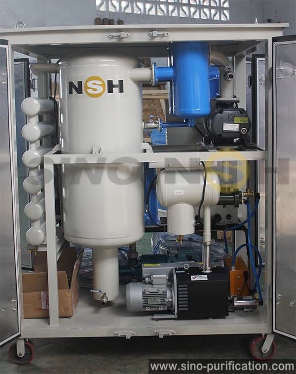 Mobile Trailer Transformer Insulating Oil Purifier 18000LPH Vacuum Dehydration Degassing System
