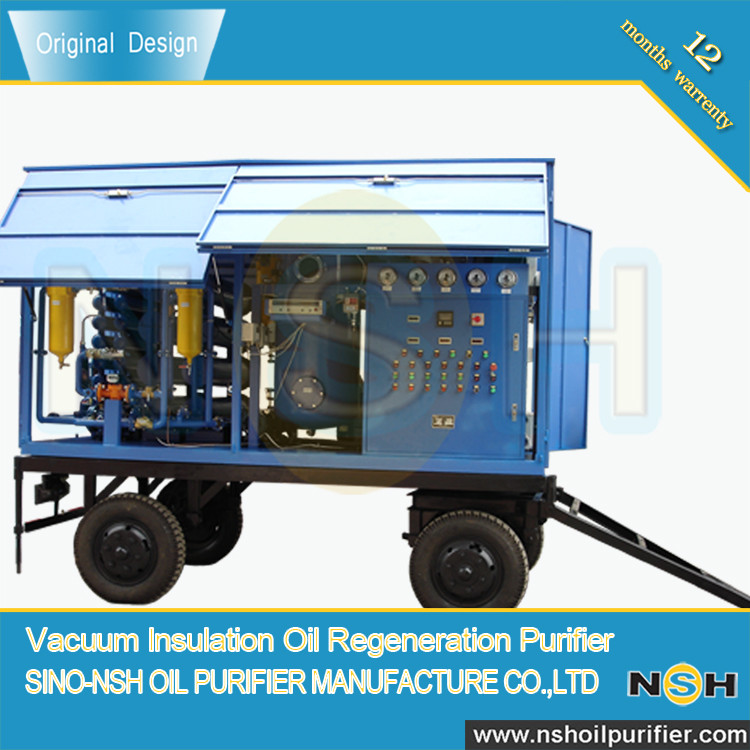 Double-Stage Transformer Oil Filtration System Dielectric Strength Recovery Insulating Fluid Treatment