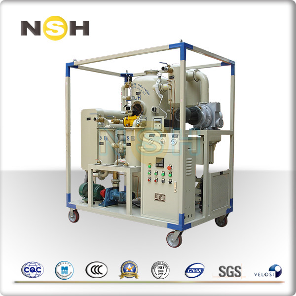 Movable Two-Stage Transformer Oil Purifier Roots Vacuum System Insulating Fluid Processing