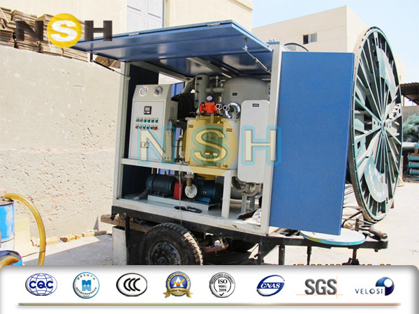 Trailer-Cover Outdoor Mobile Vacuum Transformer Oil Purifier Dehydration Degassing System