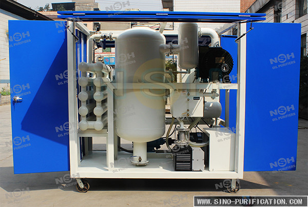 ABB Insulation Oil Dehydration Machine For Transformer Substation , Weather Proof Cover And Trailer