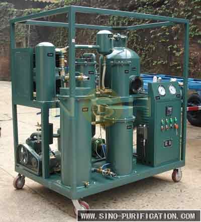 Dehydration Lubricating Oil Purification Plant Sino-NSH Vacuum Degassing