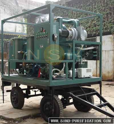 High Efficiency Vacuum Insulation Oil Purifying Machine Double Stage