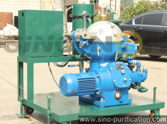 Disc Centrifugal Oil Purifier 1500LPH Marine Fuel Oil Lube Oil Water Separation System