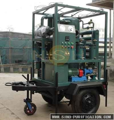 Advanced 1800L/H Doppelstufen Vakuumtransformator Ölreiniger in Grün für Ölfilterung