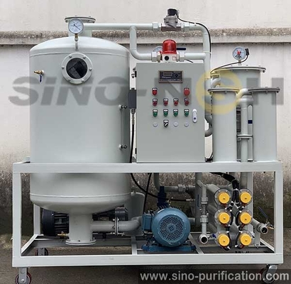 12000L / H-Turbinen-Öl-Reinigungsapparat 53 Kilowatt Hydrauliköl, das Maschine aufbereitet